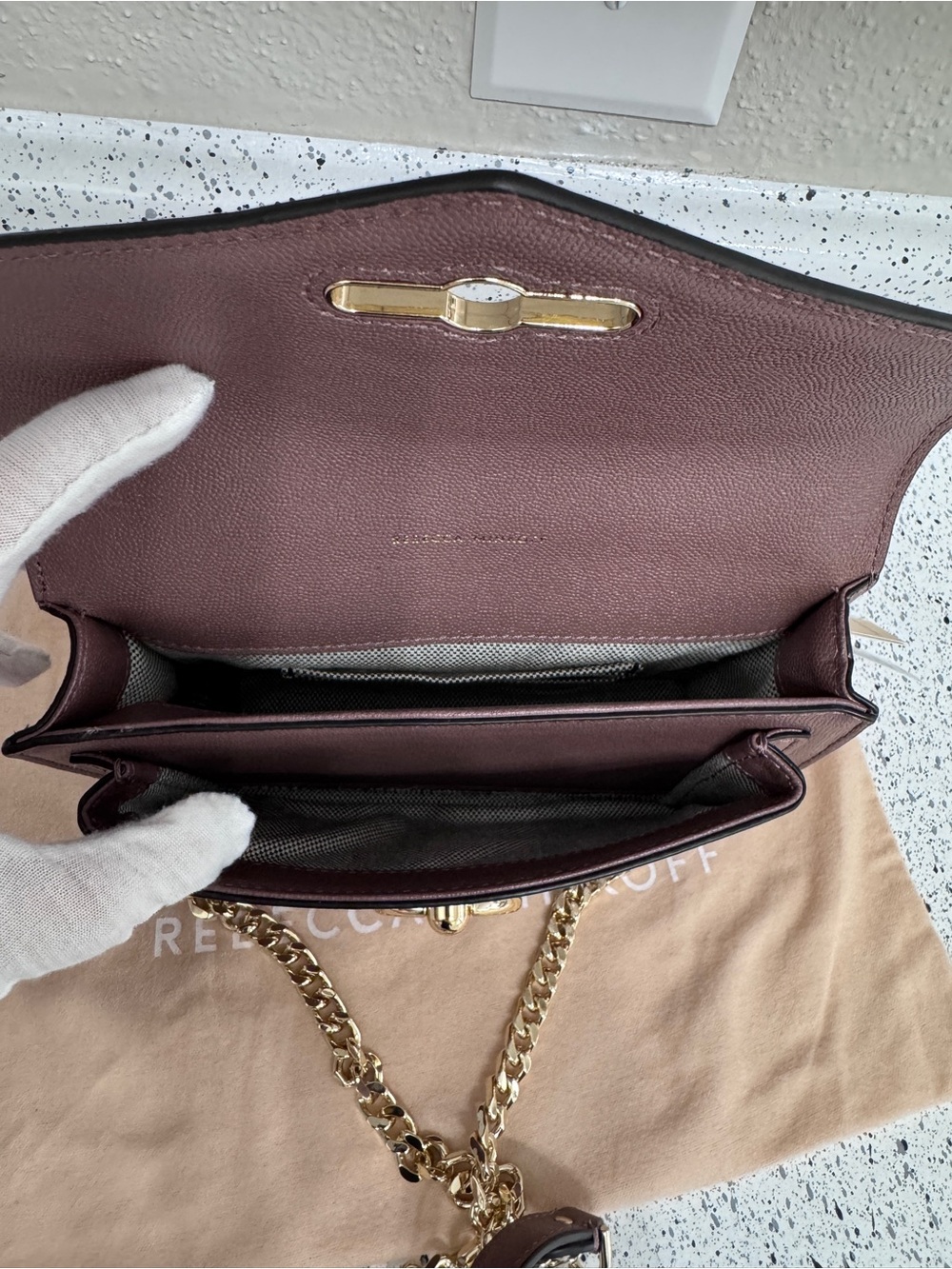 Rebecca Minkoff Jean Xbody Shoulder Bag Mink - Picture 5 of 16